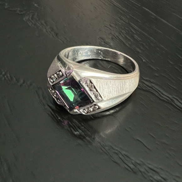 925 ring with large tourmaline gem - Picture 5 of 5